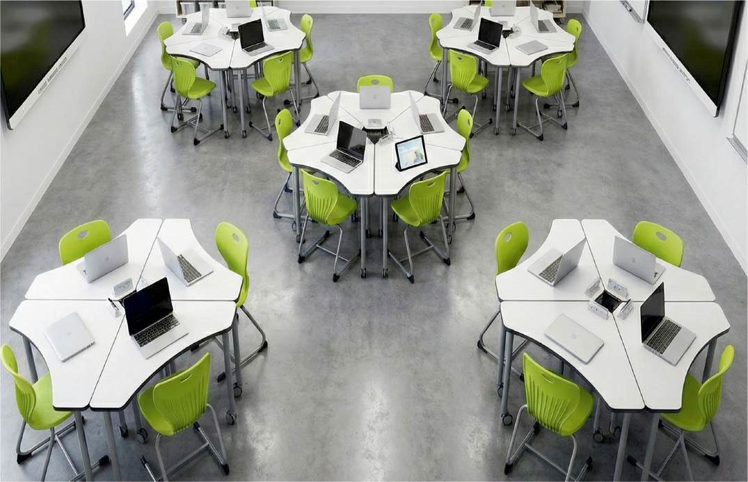 Triangle Shape Table