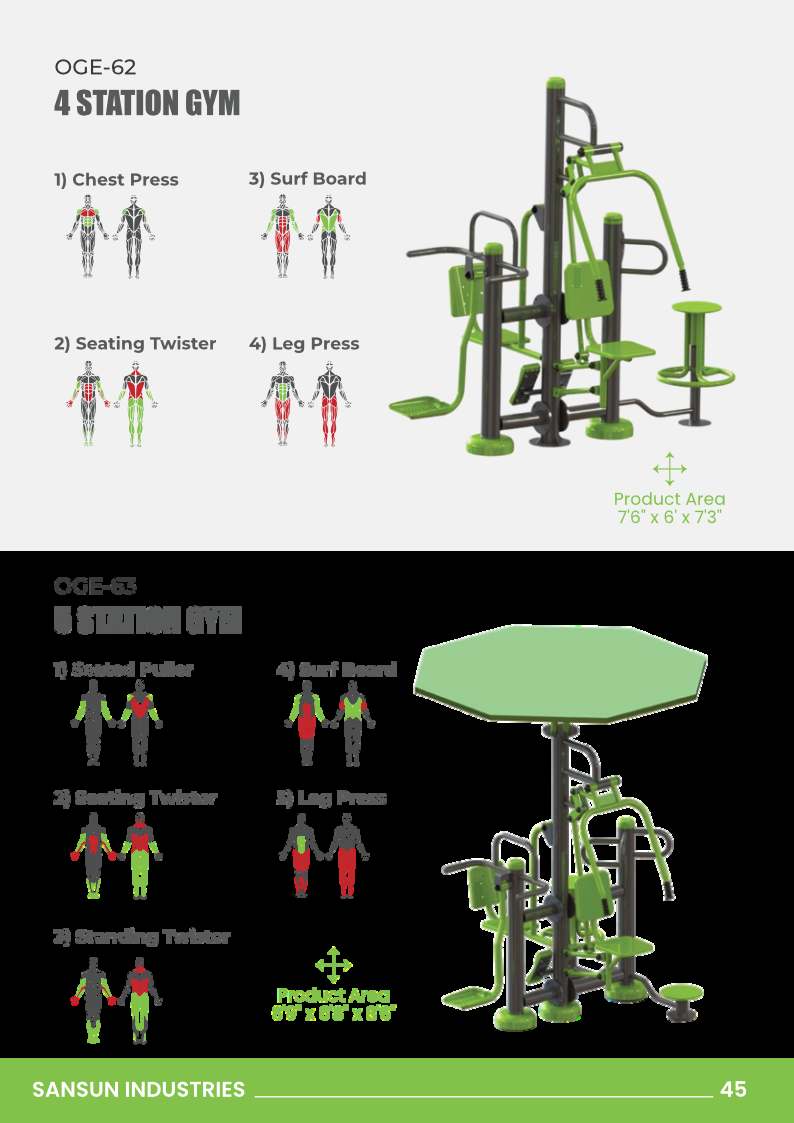 Solar Charging Fitness Hub